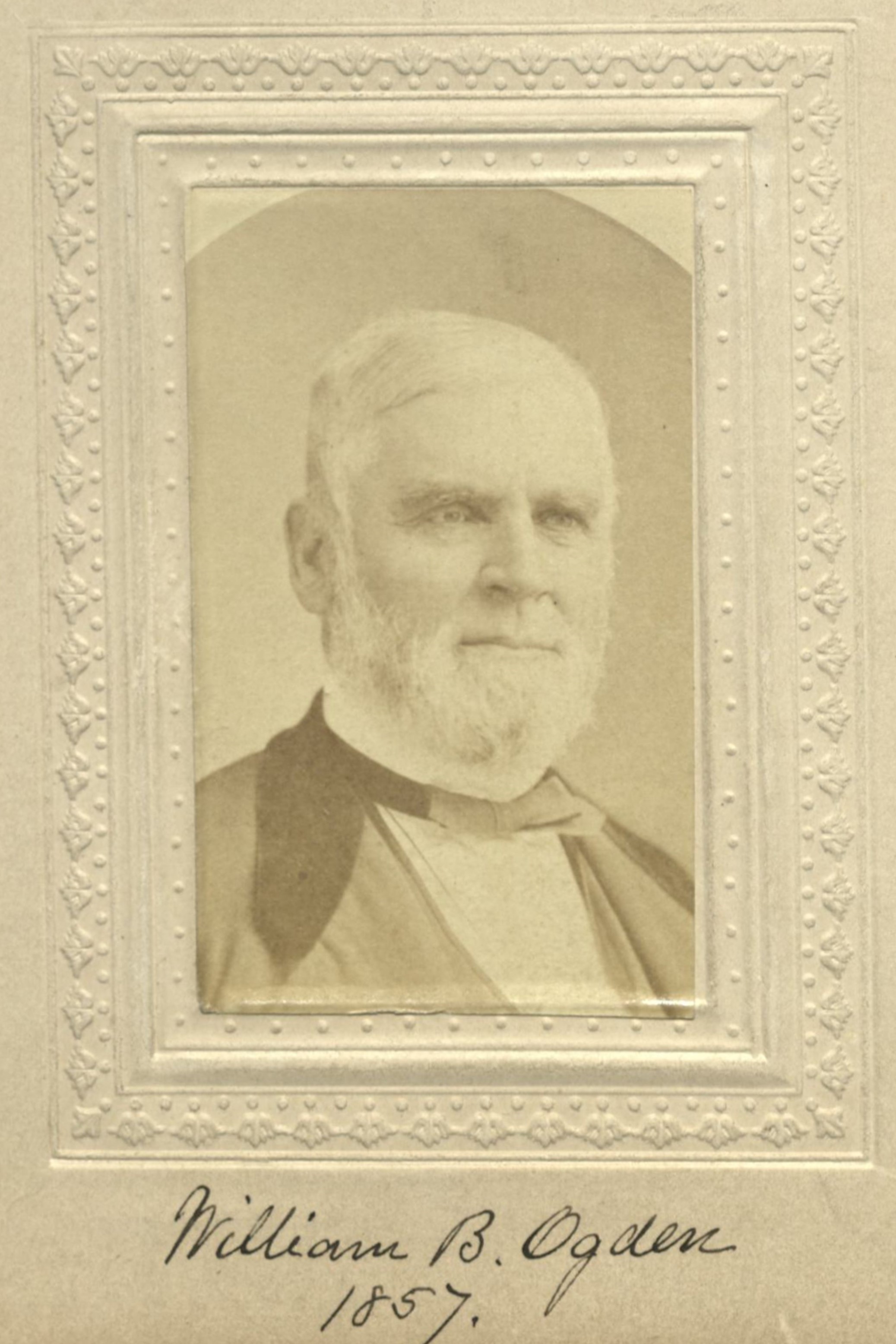 Member portrait of William B. Ogden
